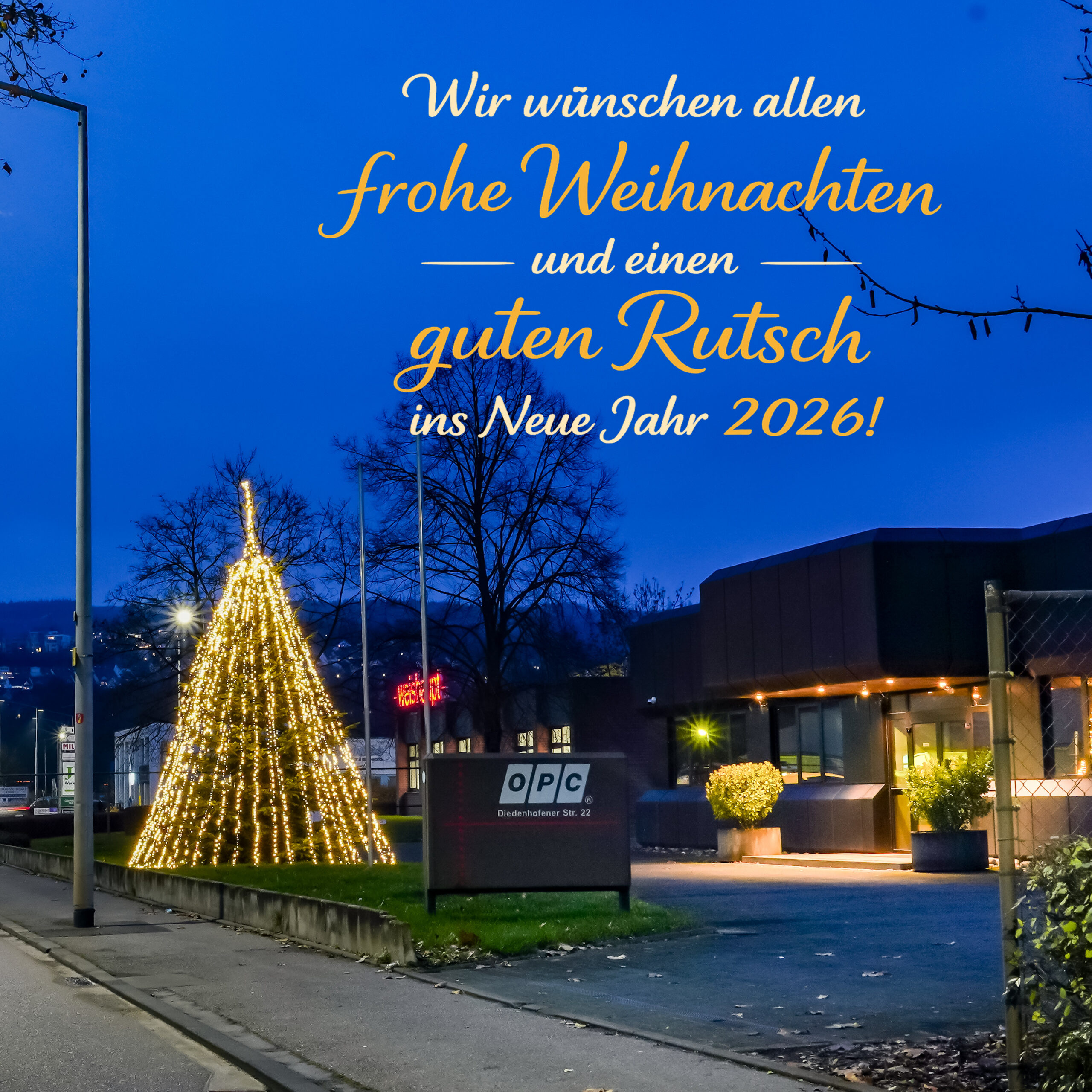 Frohe Weihnachten und einen guten Rutsch ins Neue Jahr 2026
